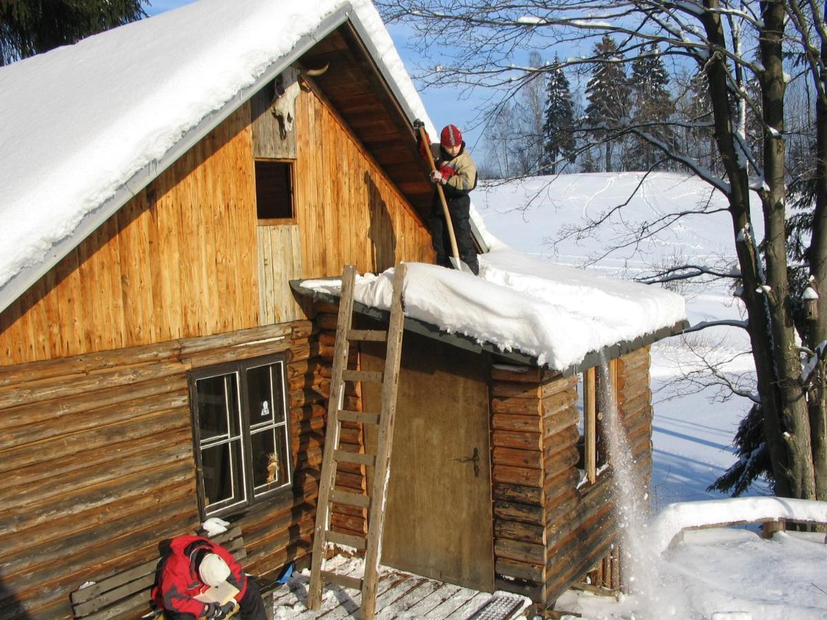 Srub na svahu sjezdovky v Radvanicích Radvanice (Hradec Kralove) Exterior foto